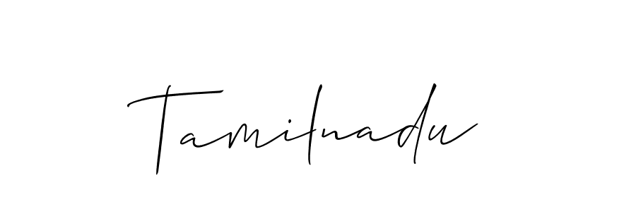 Create a beautiful signature design for name Tamilnadu. With this signature (Allison_Script) fonts, you can make a handwritten signature for free. Tamilnadu signature style 2 images and pictures png