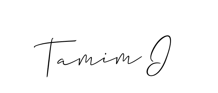 Make a short Tamim I signature style. Manage your documents anywhere anytime using Allison_Script. Create and add eSignatures, submit forms, share and send files easily. Tamim I signature style 2 images and pictures png