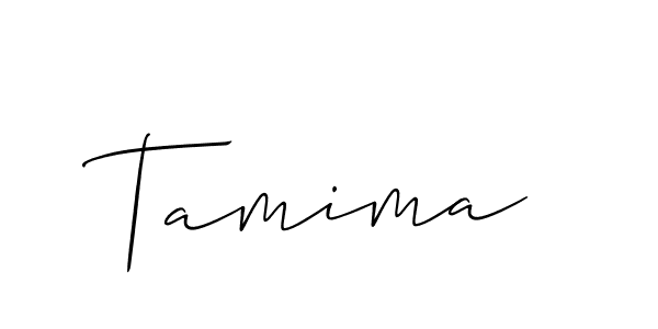 Make a short Tamima signature style. Manage your documents anywhere anytime using Allison_Script. Create and add eSignatures, submit forms, share and send files easily. Tamima signature style 2 images and pictures png