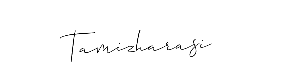 Tamizharasi stylish signature style. Best Handwritten Sign (Allison_Script) for my name. Handwritten Signature Collection Ideas for my name Tamizharasi. Tamizharasi signature style 2 images and pictures png