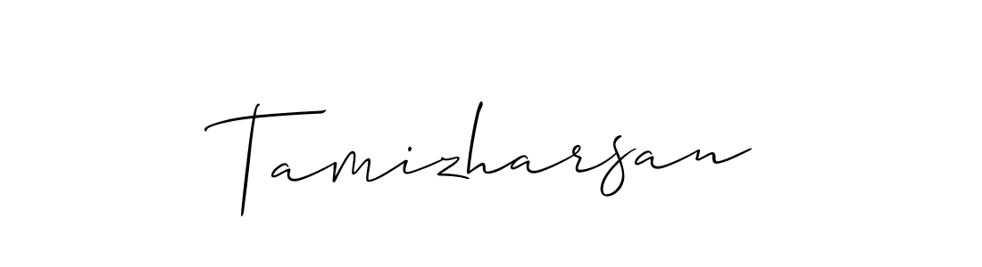The best way (Allison_Script) to make a short signature is to pick only two or three words in your name. The name Tamizharsan include a total of six letters. For converting this name. Tamizharsan signature style 2 images and pictures png