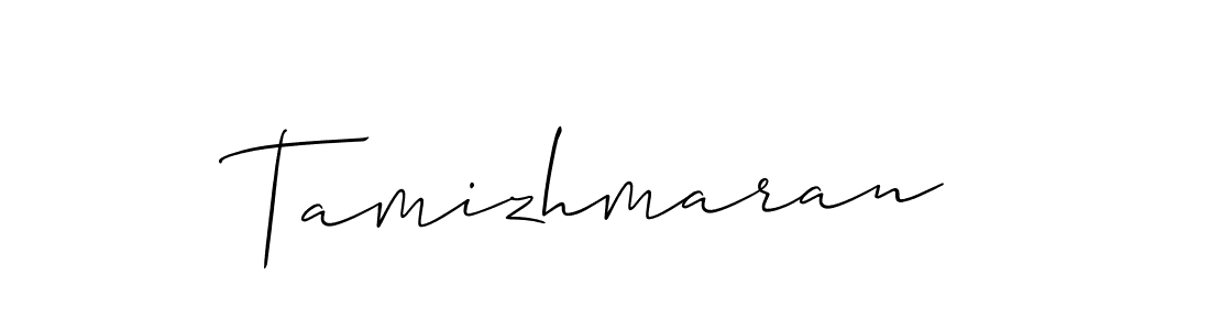 How to make Tamizhmaran signature? Allison_Script is a professional autograph style. Create handwritten signature for Tamizhmaran name. Tamizhmaran signature style 2 images and pictures png