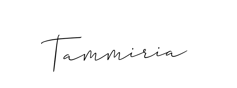 Tammiria stylish signature style. Best Handwritten Sign (Allison_Script) for my name. Handwritten Signature Collection Ideas for my name Tammiria. Tammiria signature style 2 images and pictures png