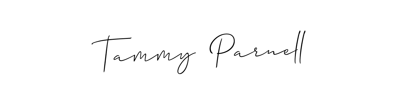 Similarly Allison_Script is the best handwritten signature design. Signature creator online .You can use it as an online autograph creator for name Tammy  Parnell. Tammy  Parnell signature style 2 images and pictures png