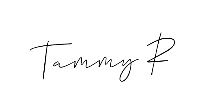 This is the best signature style for the Tammy R name. Also you like these signature font (Allison_Script). Mix name signature. Tammy R signature style 2 images and pictures png