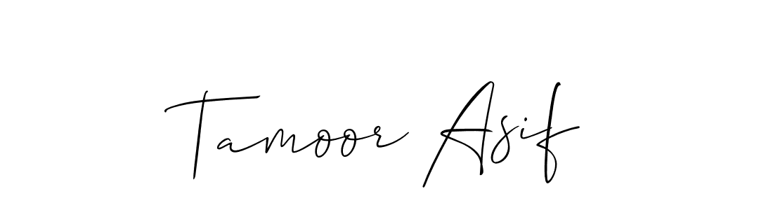 See photos of Tamoor Asif official signature by Spectra . Check more albums & portfolios. Read reviews & check more about Allison_Script font. Tamoor Asif signature style 2 images and pictures png