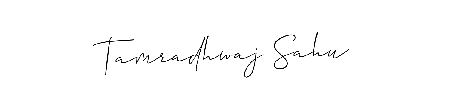 Once you've used our free online signature maker to create your best signature Allison_Script style, it's time to enjoy all of the benefits that Tamradhwaj Sahu name signing documents. Tamradhwaj Sahu signature style 2 images and pictures png