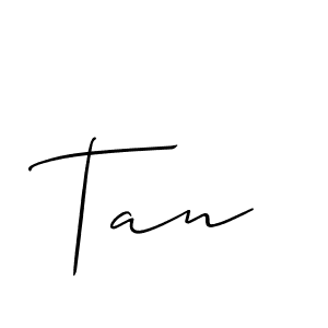 The best way (Allison_Script) to make a short signature is to pick only two or three words in your name. The name Tan include a total of six letters. For converting this name. Tan signature style 2 images and pictures png