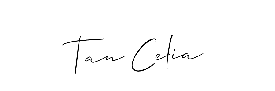 This is the best signature style for the Tan Celia name. Also you like these signature font (Allison_Script). Mix name signature. Tan Celia signature style 2 images and pictures png