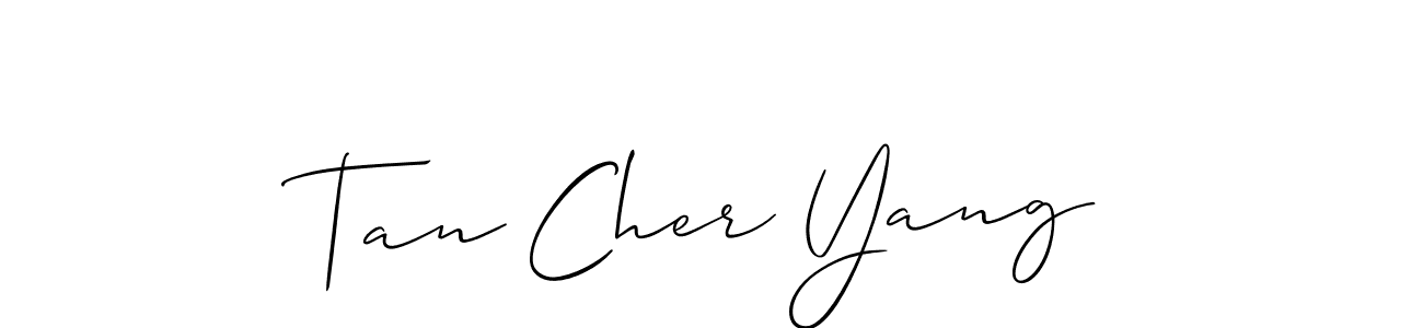 This is the best signature style for the Tan Cher Yang name. Also you like these signature font (Allison_Script). Mix name signature. Tan Cher Yang signature style 2 images and pictures png