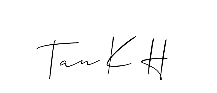 See photos of Tan K H official signature by Spectra . Check more albums & portfolios. Read reviews & check more about Allison_Script font. Tan K H signature style 2 images and pictures png