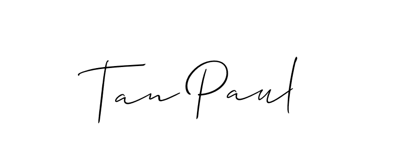 Make a beautiful signature design for name Tan Paul. Use this online signature maker to create a handwritten signature for free. Tan Paul signature style 2 images and pictures png