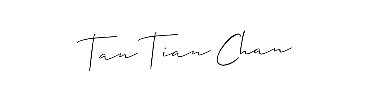 Make a short Tan Tian Chan signature style. Manage your documents anywhere anytime using Allison_Script. Create and add eSignatures, submit forms, share and send files easily. Tan Tian Chan signature style 2 images and pictures png