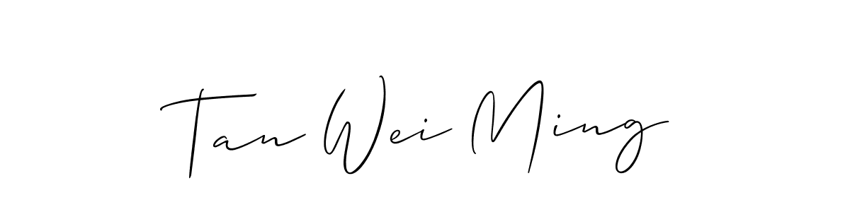 Check out images of Autograph of Tan Wei Ming name. Actor Tan Wei Ming Signature Style. Allison_Script is a professional sign style online. Tan Wei Ming signature style 2 images and pictures png