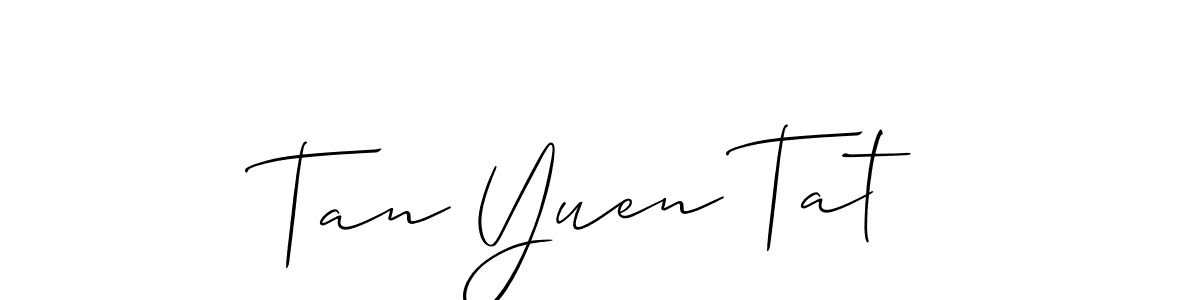 See photos of Tan Yuen Tat official signature by Spectra . Check more albums & portfolios. Read reviews & check more about Allison_Script font. Tan Yuen Tat signature style 2 images and pictures png