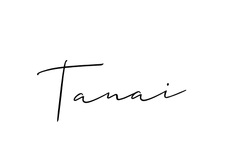 Also we have Tanai name is the best signature style. Create professional handwritten signature collection using Allison_Script autograph style. Tanai signature style 2 images and pictures png