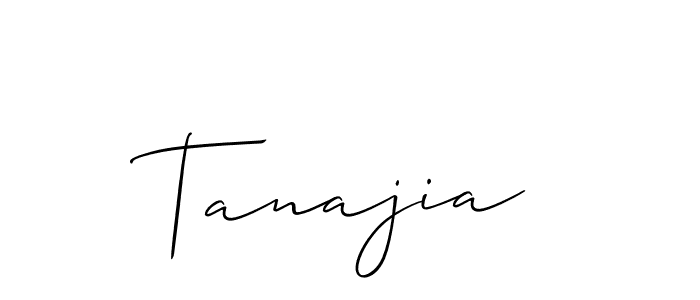 Best and Professional Signature Style for Tanajia. Allison_Script Best Signature Style Collection. Tanajia signature style 2 images and pictures png