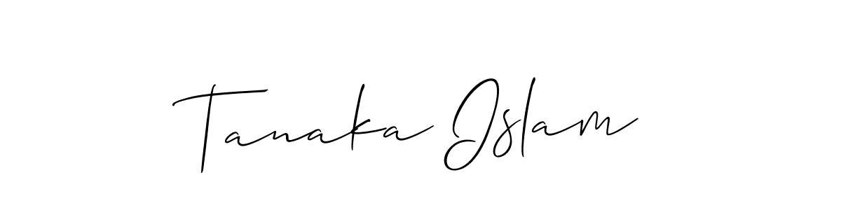 Make a beautiful signature design for name Tanaka Islam. Use this online signature maker to create a handwritten signature for free. Tanaka Islam signature style 2 images and pictures png