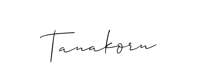 Tanakorn stylish signature style. Best Handwritten Sign (Allison_Script) for my name. Handwritten Signature Collection Ideas for my name Tanakorn. Tanakorn signature style 2 images and pictures png