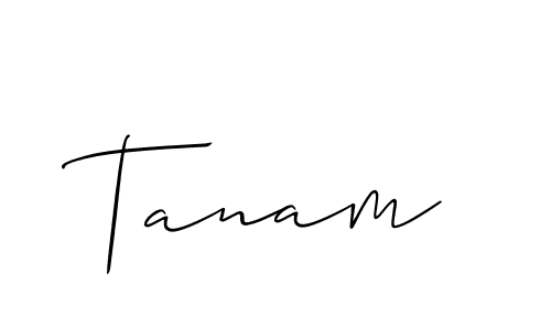Make a beautiful signature design for name Tanam. Use this online signature maker to create a handwritten signature for free. Tanam signature style 2 images and pictures png