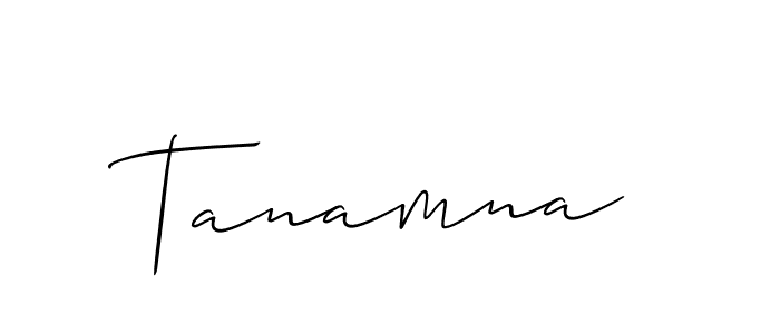 How to make Tanamna signature? Allison_Script is a professional autograph style. Create handwritten signature for Tanamna name. Tanamna signature style 2 images and pictures png