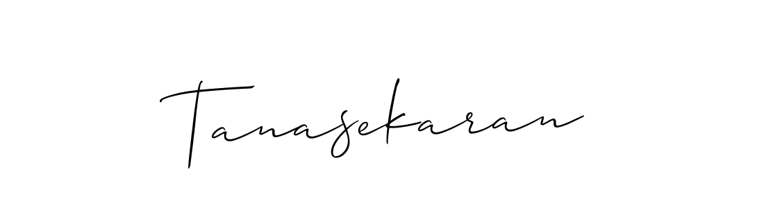 Design your own signature with our free online signature maker. With this signature software, you can create a handwritten (Allison_Script) signature for name Tanasekaran. Tanasekaran signature style 2 images and pictures png