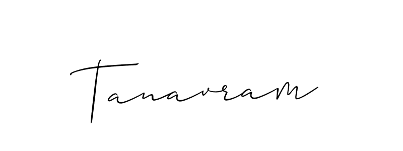How to Draw Tanavram signature style? Allison_Script is a latest design signature styles for name Tanavram. Tanavram signature style 2 images and pictures png