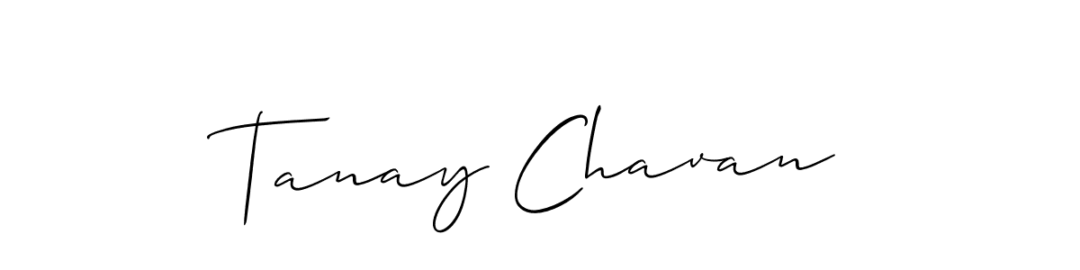 Create a beautiful signature design for name Tanay Chavan. With this signature (Allison_Script) fonts, you can make a handwritten signature for free. Tanay Chavan signature style 2 images and pictures png