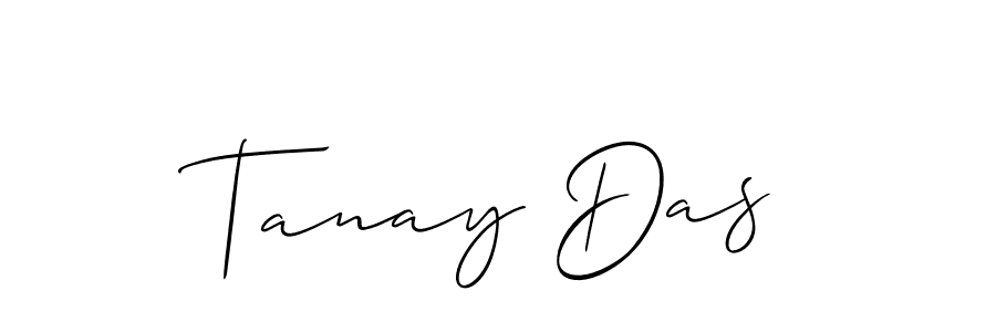 How to make Tanay Das signature? Allison_Script is a professional autograph style. Create handwritten signature for Tanay Das name. Tanay Das signature style 2 images and pictures png