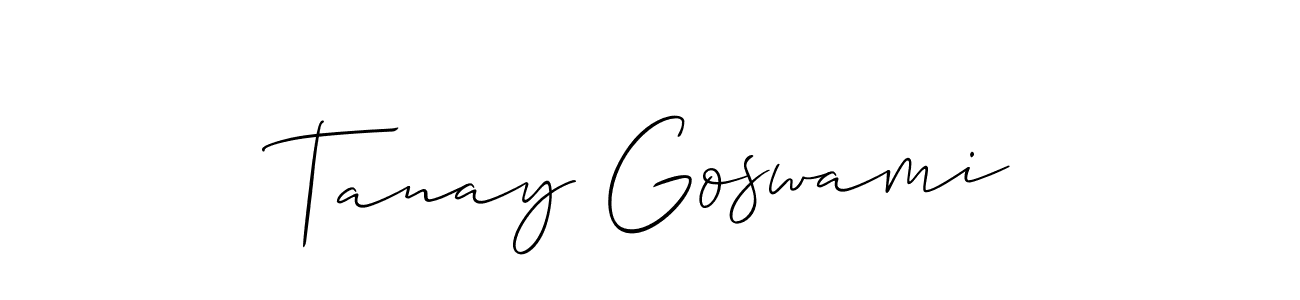 Best and Professional Signature Style for Tanay Goswami. Allison_Script Best Signature Style Collection. Tanay Goswami signature style 2 images and pictures png