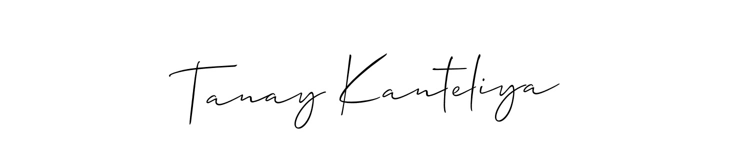 Once you've used our free online signature maker to create your best signature Allison_Script style, it's time to enjoy all of the benefits that Tanay Kanteliya name signing documents. Tanay Kanteliya signature style 2 images and pictures png