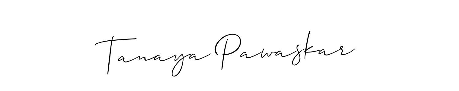 Once you've used our free online signature maker to create your best signature Allison_Script style, it's time to enjoy all of the benefits that Tanaya Pawaskar name signing documents. Tanaya Pawaskar signature style 2 images and pictures png
