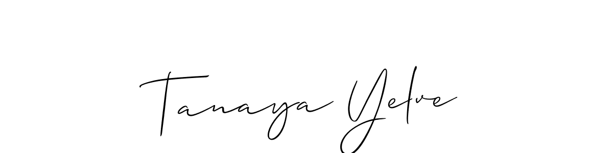 You can use this online signature creator to create a handwritten signature for the name Tanaya Yelve. This is the best online autograph maker. Tanaya Yelve signature style 2 images and pictures png