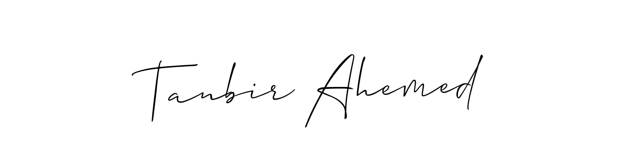 Once you've used our free online signature maker to create your best signature Allison_Script style, it's time to enjoy all of the benefits that Tanbir Ahemed name signing documents. Tanbir Ahemed signature style 2 images and pictures png