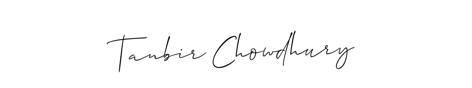 Also You can easily find your signature by using the search form. We will create Tanbir Chowdhury name handwritten signature images for you free of cost using Allison_Script sign style. Tanbir Chowdhury signature style 2 images and pictures png