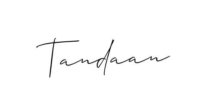 Also we have Tandaan name is the best signature style. Create professional handwritten signature collection using Allison_Script autograph style. Tandaan signature style 2 images and pictures png