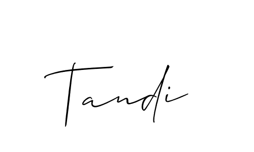 Similarly Allison_Script is the best handwritten signature design. Signature creator online .You can use it as an online autograph creator for name Tandi. Tandi signature style 2 images and pictures png