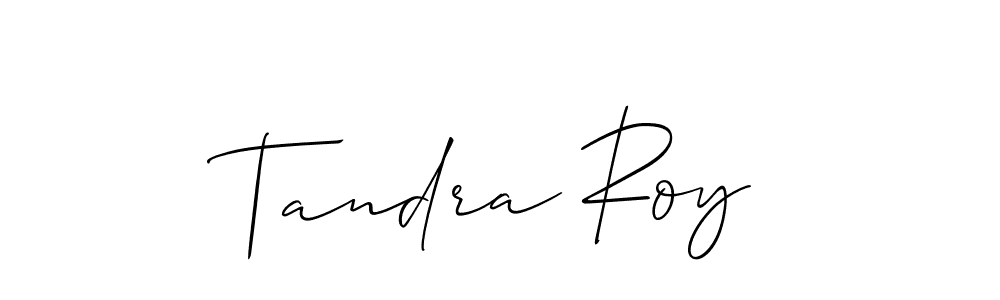 Best and Professional Signature Style for Tandra Roy. Allison_Script Best Signature Style Collection. Tandra Roy signature style 2 images and pictures png