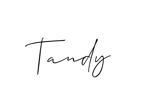 The best way (Allison_Script) to make a short signature is to pick only two or three words in your name. The name Tandy include a total of six letters. For converting this name. Tandy signature style 2 images and pictures png