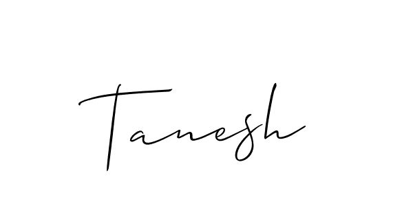 How to make Tanesh name signature. Use Allison_Script style for creating short signs online. This is the latest handwritten sign. Tanesh signature style 2 images and pictures png