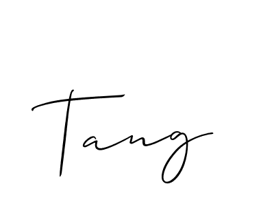 Tang stylish signature style. Best Handwritten Sign (Allison_Script) for my name. Handwritten Signature Collection Ideas for my name Tang. Tang signature style 2 images and pictures png