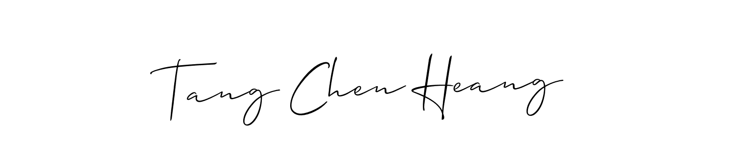 Tang Chen Heang stylish signature style. Best Handwritten Sign (Allison_Script) for my name. Handwritten Signature Collection Ideas for my name Tang Chen Heang. Tang Chen Heang signature style 2 images and pictures png