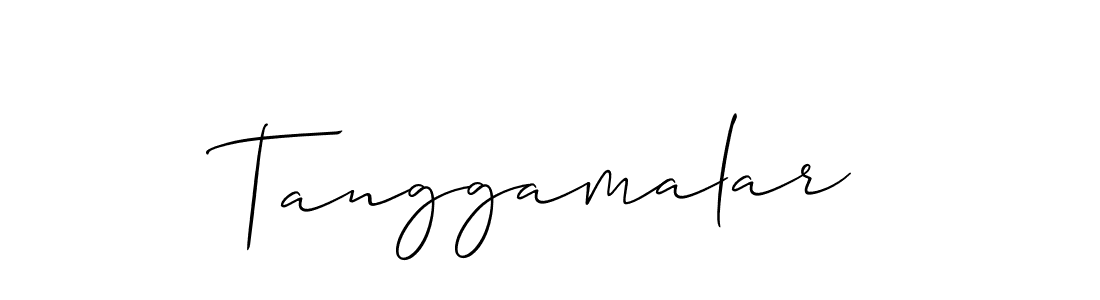 Also You can easily find your signature by using the search form. We will create Tanggamalar name handwritten signature images for you free of cost using Allison_Script sign style. Tanggamalar signature style 2 images and pictures png