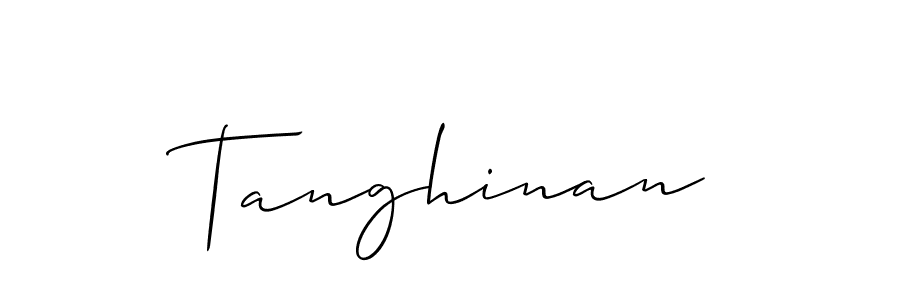 How to Draw Tanghinan signature style? Allison_Script is a latest design signature styles for name Tanghinan. Tanghinan signature style 2 images and pictures png