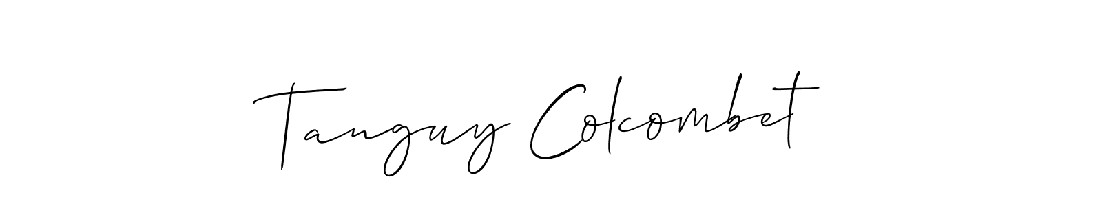 Similarly Allison_Script is the best handwritten signature design. Signature creator online .You can use it as an online autograph creator for name Tanguy Colcombet. Tanguy Colcombet signature style 2 images and pictures png