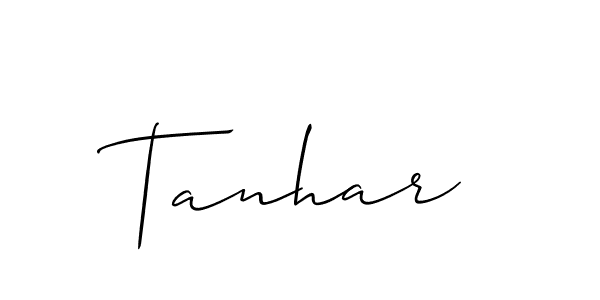 You should practise on your own different ways (Allison_Script) to write your name (Tanhar) in signature. don't let someone else do it for you. Tanhar signature style 2 images and pictures png