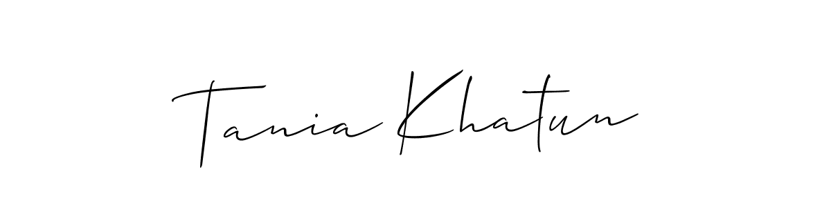 See photos of Tania Khatun official signature by Spectra . Check more albums & portfolios. Read reviews & check more about Allison_Script font. Tania Khatun signature style 2 images and pictures png