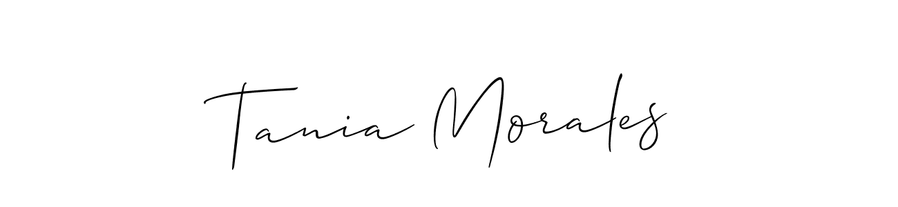 if you are searching for the best signature style for your name Tania Morales. so please give up your signature search. here we have designed multiple signature styles  using Allison_Script. Tania Morales signature style 2 images and pictures png