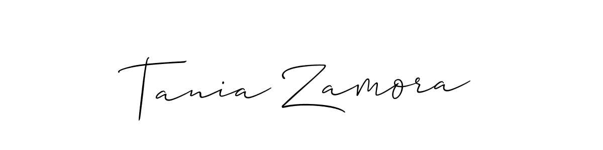 Similarly Allison_Script is the best handwritten signature design. Signature creator online .You can use it as an online autograph creator for name Tania Zamora. Tania Zamora signature style 2 images and pictures png