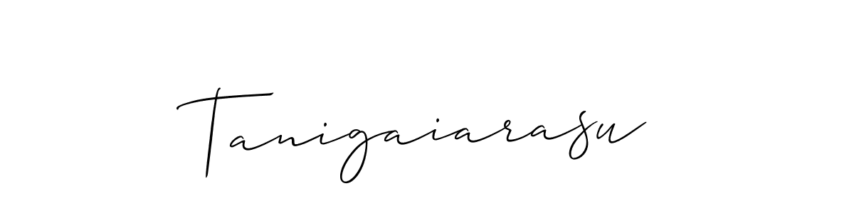 if you are searching for the best signature style for your name Tanigaiarasu. so please give up your signature search. here we have designed multiple signature styles  using Allison_Script. Tanigaiarasu signature style 2 images and pictures png